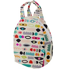 Scandinavian Folk Art Eye Spy Travel Backpacks by andStretch