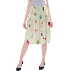 Dots, Spots, And Whatnot Midi Beach Skirt by andStretch