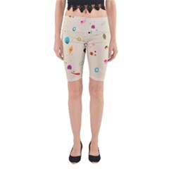 Dots, Spots, And Whatnot Yoga Cropped Leggings by andStretch