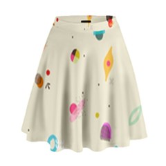 Dots, Spots, And Whatnot High Waist Skirt by andStretch