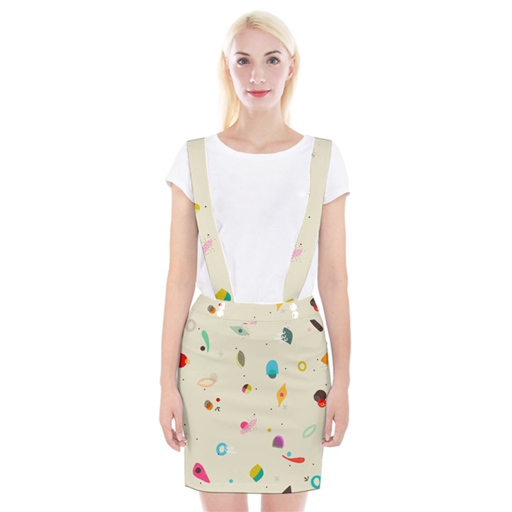 Dots, Spots, And Whatnot Braces Suspender Skirt