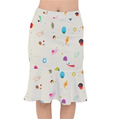 Dots, Spots, And Whatnot Short Mermaid Skirt by andStretch