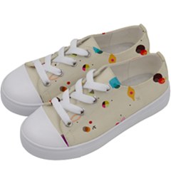 Dots, Spots, And Whatnot Kids  Low Top Canvas Sneakers by andStretch