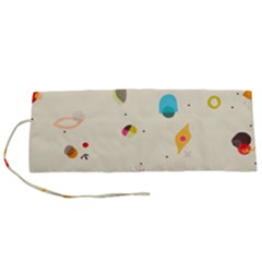 Dots, Spots, And Whatnot Roll Up Canvas Pencil Holder (s) by andStretch