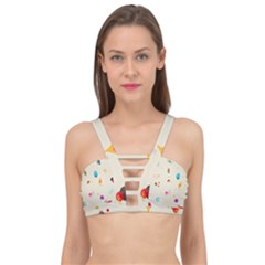 Dots, Spots, And Whatnot Cage Up Bikini Top by andStretch