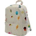 Dots, Spots, And Whatnot Zip Up Backpack View1