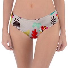 Scandinavian Foliage Fun Reversible Classic Bikini Bottoms by andStretch