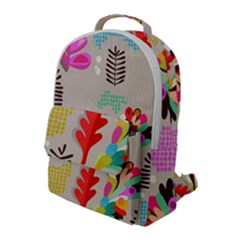 Scandinavian Foliage Fun Flap Pocket Backpack (large) by andStretch