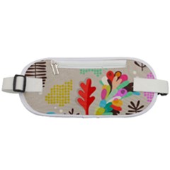 Scandinavian Foliage Fun Rounded Waist Pouch by andStretch