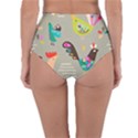 Scandinavian Birds Feather Weather Reversible High-Waist Bikini Bottoms View2