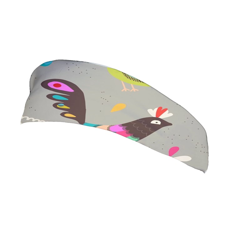 Scandinavian Birds Feather Weather Stretchable Headband