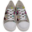 Scandinavian Birds Feather Weather Women s Low Top Canvas Sneakers View1