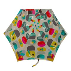 Scandinavian Balancing Act Mini Folding Umbrellas by andStretch