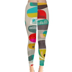 Scandinavian Balancing Act Leggings  by andStretch