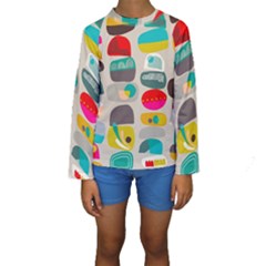 Scandinavian Balancing Act Kids  Long Sleeve Swimwear