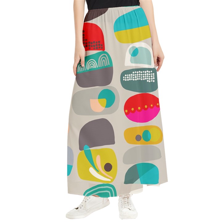 Scandinavian Balancing Act Maxi Chiffon Skirt