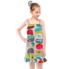 Scandinavian Balancing Act Kids  Overall Dress by andStretch