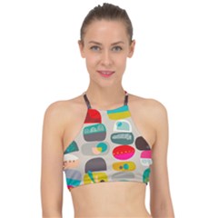 Scandinavian Balancing Act Racer Front Bikini Top by andStretch