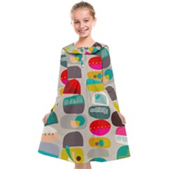 Scandinavian Balancing Act Kids  Midi Sailor Dress by andStretch