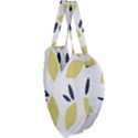 Laser Lemons Giant Heart Shaped Tote View3