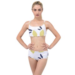 Laser Lemons Layered Top Bikini Set by andStretch