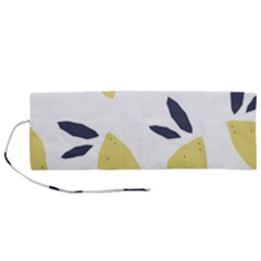 Laser Lemons Roll Up Canvas Pencil Holder (m) by andStretch