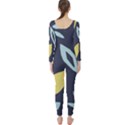 Laser Lemon Navy Long Sleeve Catsuit View2