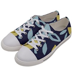 Laser Lemon Navy Women s Low Top Canvas Sneakers by andStretch