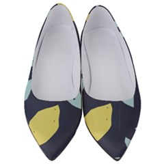 Laser Lemon Navy Women s Low Heels by andStretch