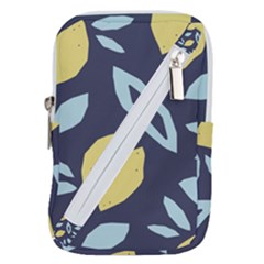 Laser Lemon Navy Belt Pouch Bag (small) by andStretch