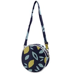 Laser Lemon Navy Crossbody Circle Bag by andStretch