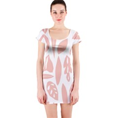 Blush Orchard Short Sleeve Bodycon Dress by andStretch