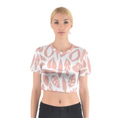 Blush Orchard Cotton Crop Top by andStretch