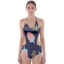 Strawberry Fields Cut-Out One Piece Swimsuit View1