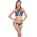 Strawberry Fields Cross Front Halter Bikini Set View1