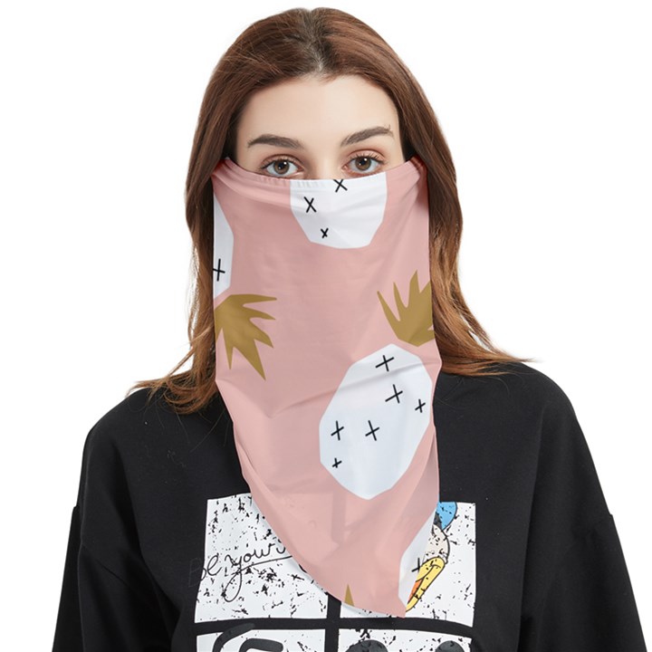 Pineapple Fields Face Covering Bandana (Triangle)