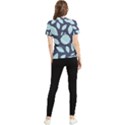 Orchard Fruits in Blue Women s Short Sleeve Rash Guard View2