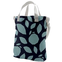 Orchard Fruits In Blue Canvas Messenger Bag by andStretch