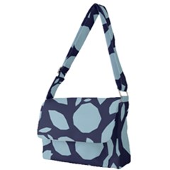 Orchard Fruits In Blue Full Print Messenger Bag (s) by andStretch