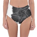 Black Rose Reversible High-Waist Bikini Bottoms View3