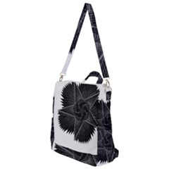 Black Rose Crossbody Backpack by Sabelacarlos