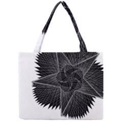 Black Rose Mini Tote Bag by Sabelacarlos