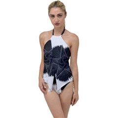 Black Rose Go With The Flow One Piece Swimsuit by Sabelacarlos