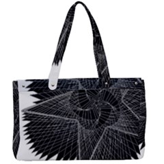 Black Rose Canvas Work Bag by Sabelacarlos