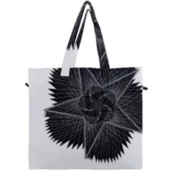 Black Rose Canvas Travel Bag by Sabelacarlos