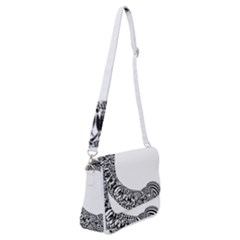 Letter C  Shoulder Bag With Back Zipper by Sabelacarlos