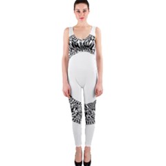 Letter C  One Piece Catsuit by Sabelacarlos