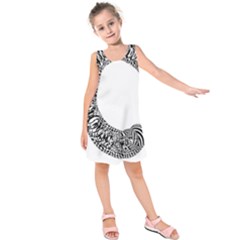 Letter C  Kids  Sleeveless Dress by Sabelacarlos