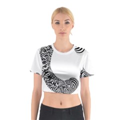 Letter C  Cotton Crop Top by Sabelacarlos