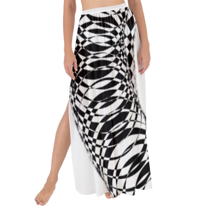 Letter C  Maxi Chiffon Tie-Up Sarong